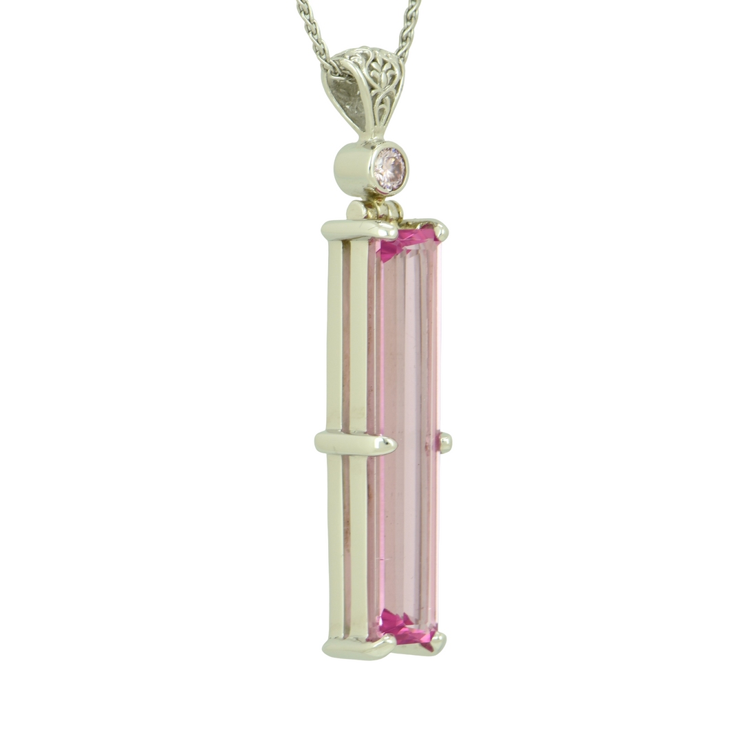 Pink Biron Emerald Pendant