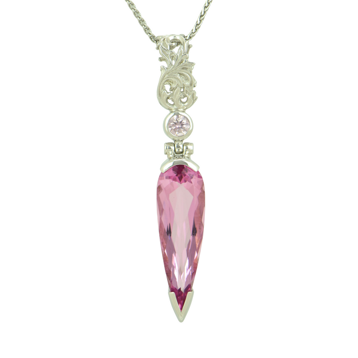 Pink Biron Emerald Pendant