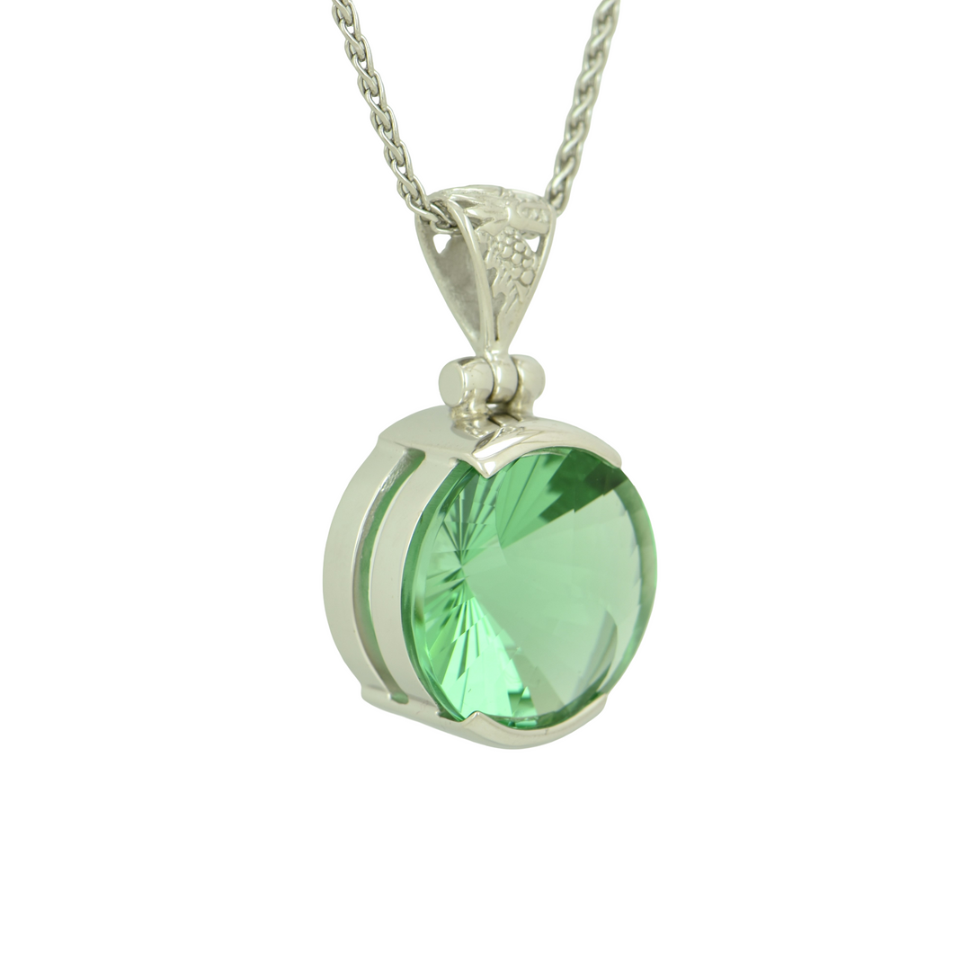 Mint Green Obsidian Pendant