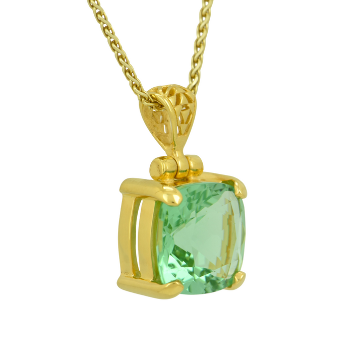 Mint Green Obsidian Pendant