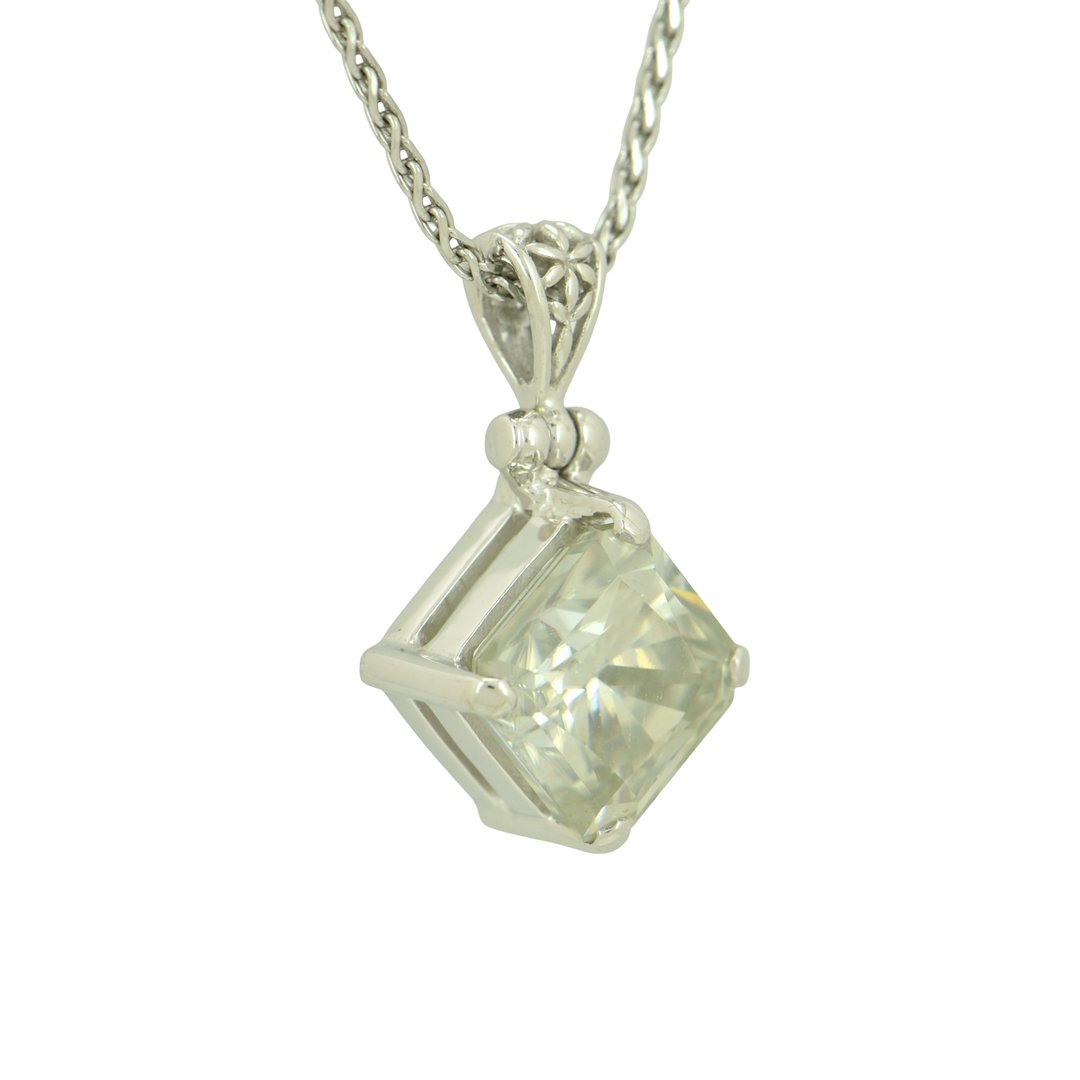 Titanium Moissanite Pendant