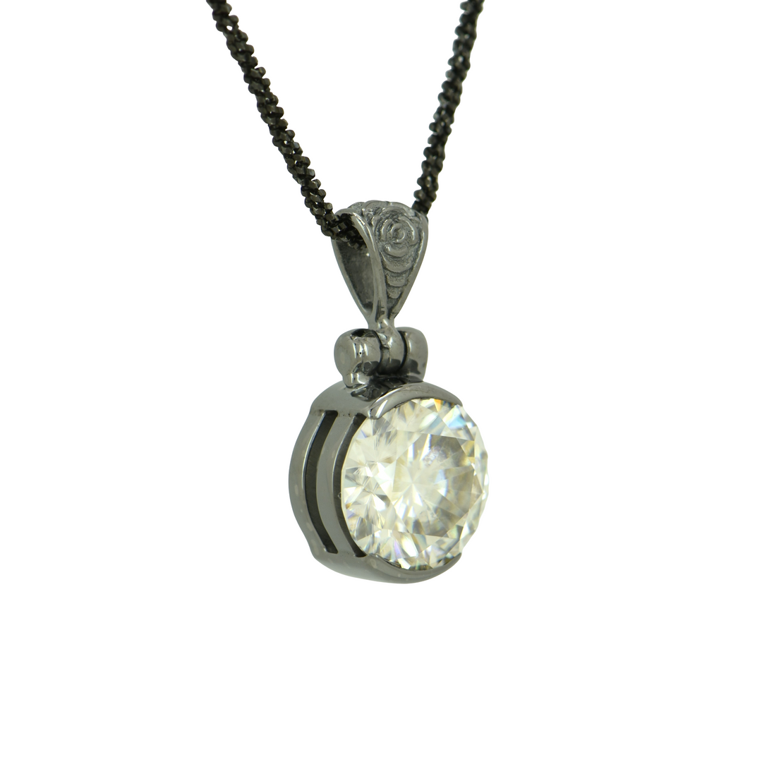 Titanium Moissanite Pendant