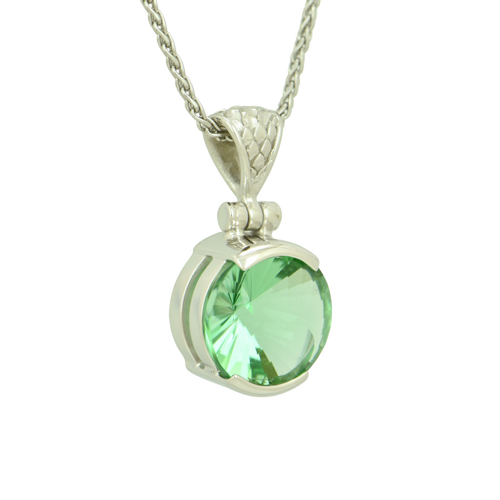 Mint Green Obsidian Pendant