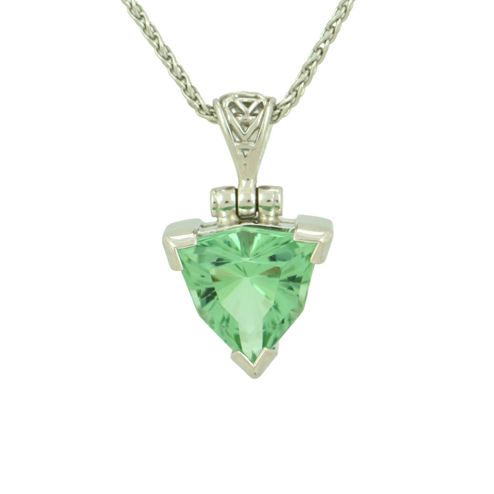 Mint Green Obsidian Pendant