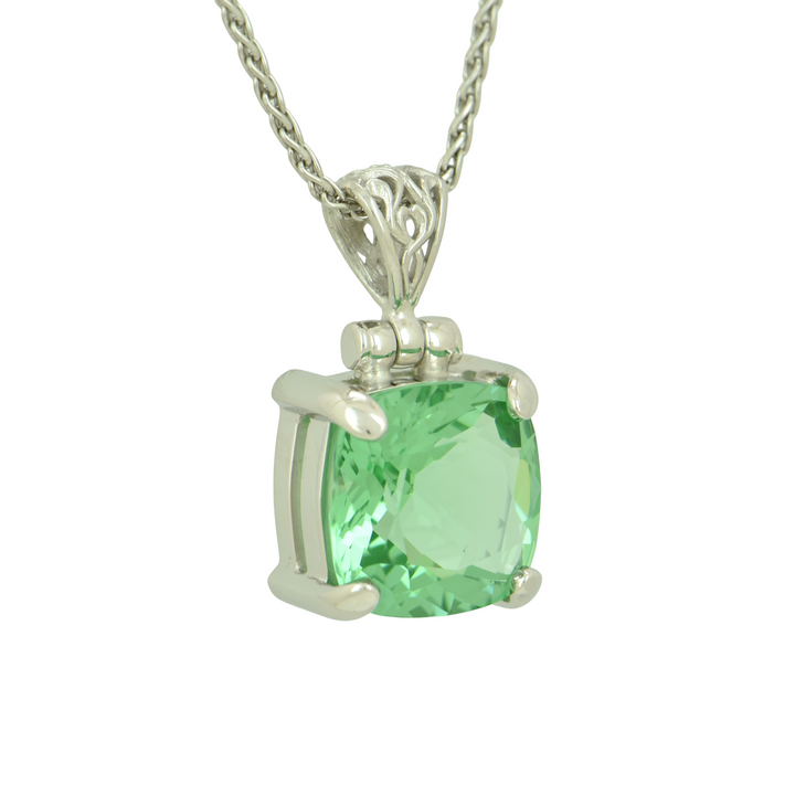 Mint Green Obsidian Pendant