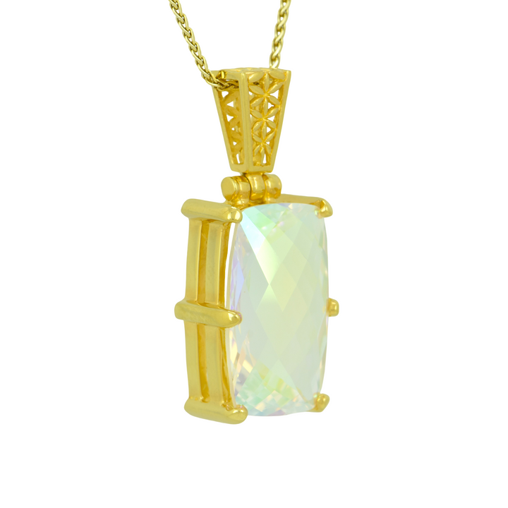 Angel Aura Amour Mystic Quartz Pendant