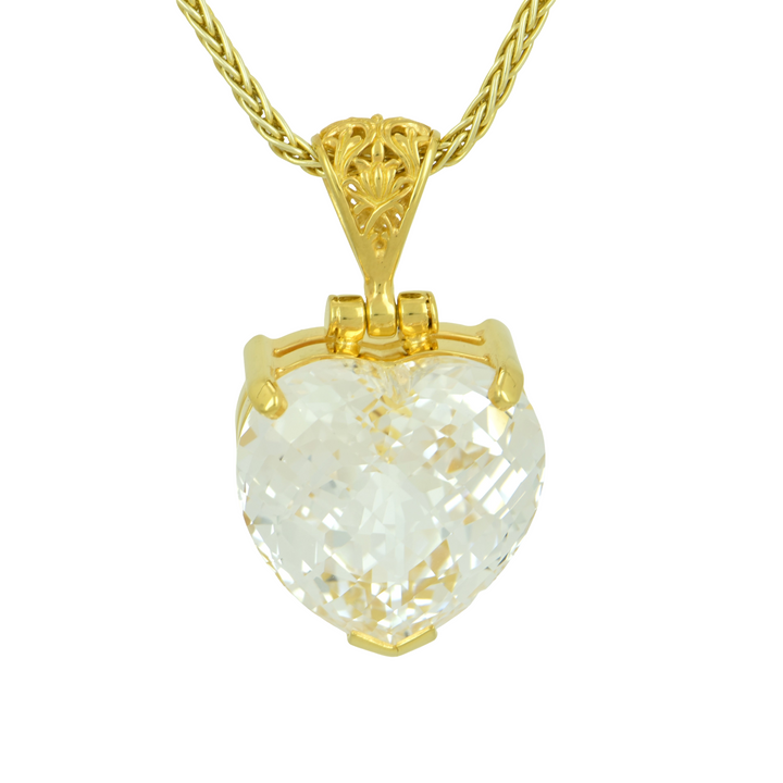 White Sapphire Pendant