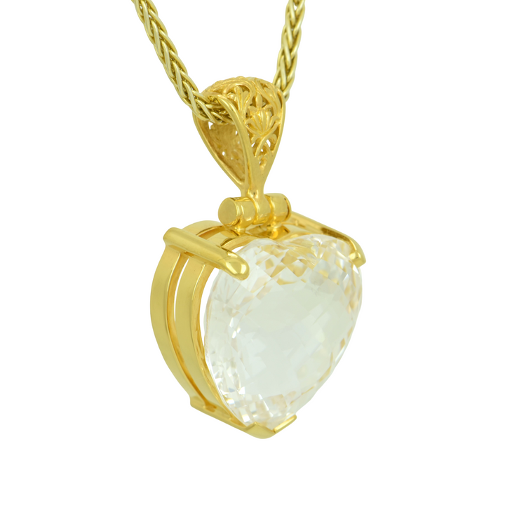 White Sapphire Pendant