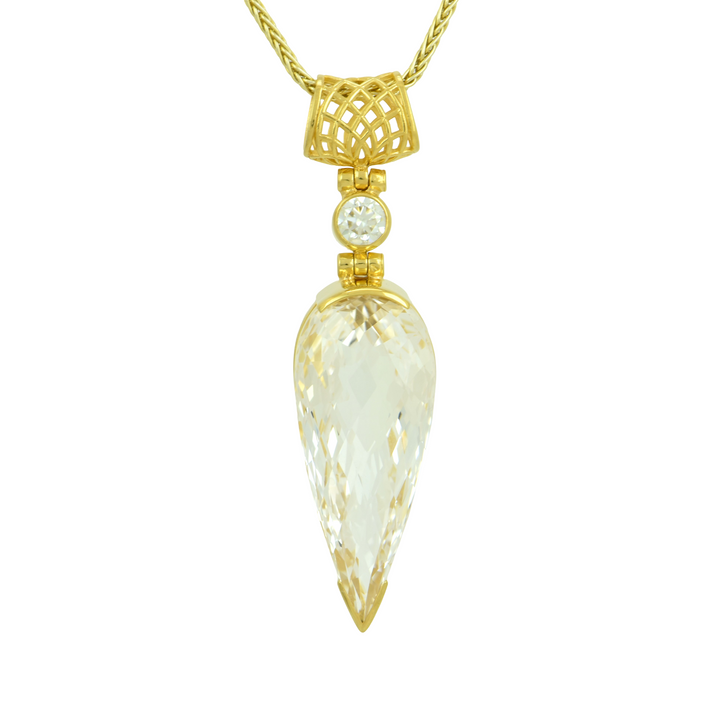 White Sapphire Pendant