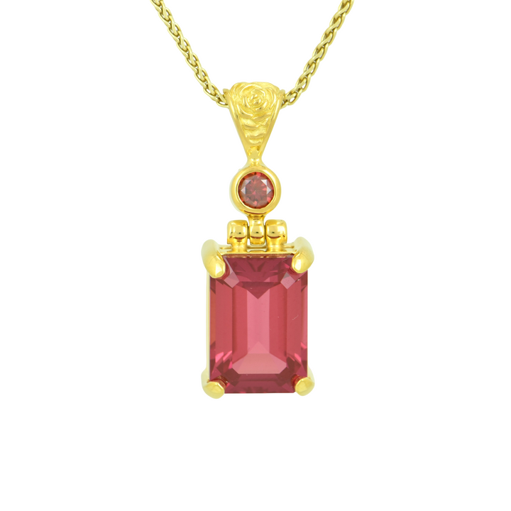 Padparadscha Sapphire Pendant