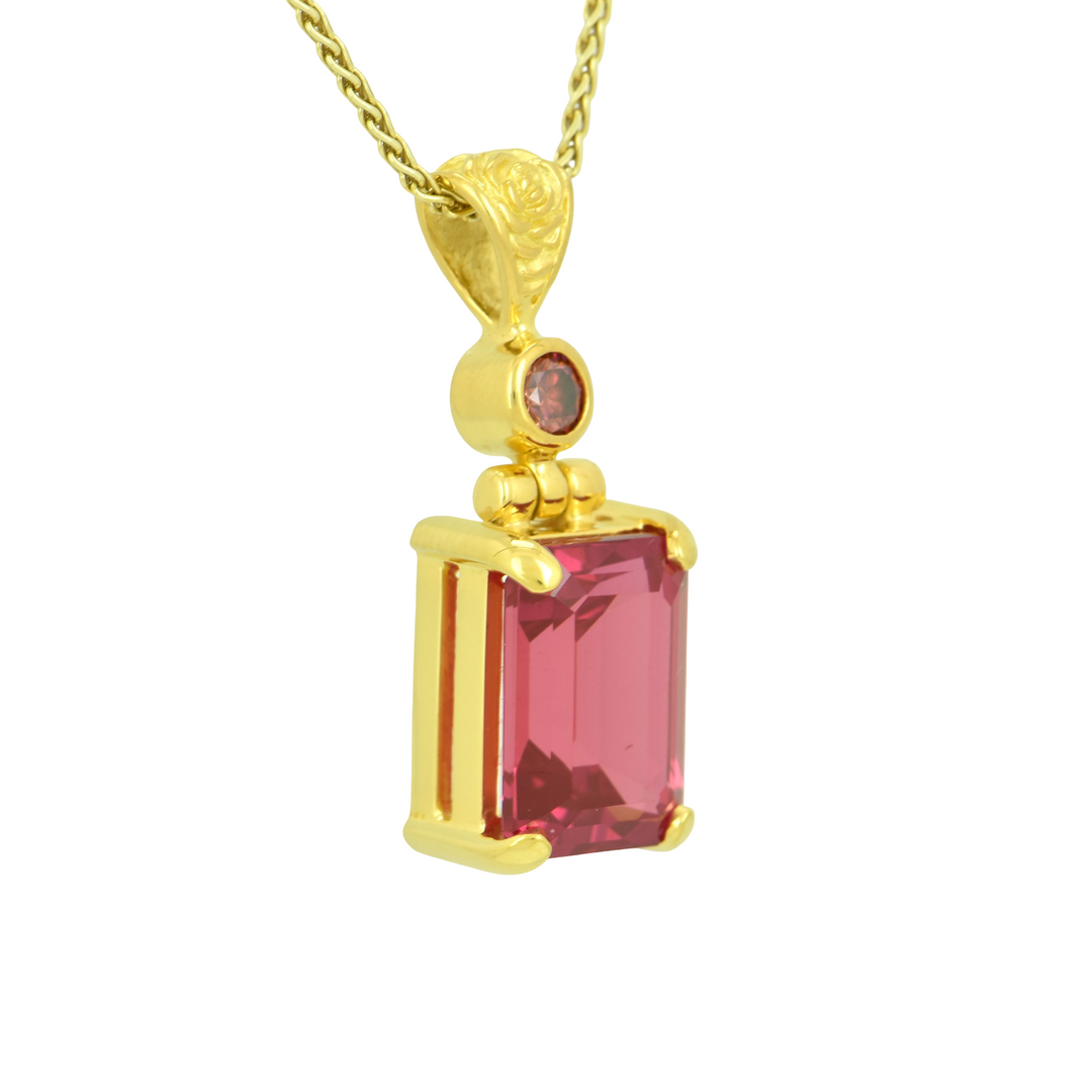 Padparadscha Sapphire Pendant