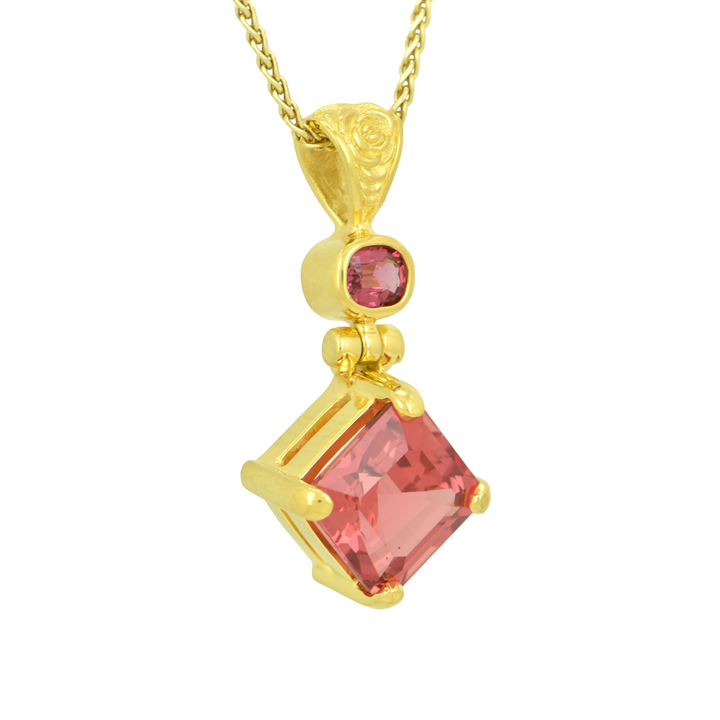 Padparadscha Sapphire Pendant