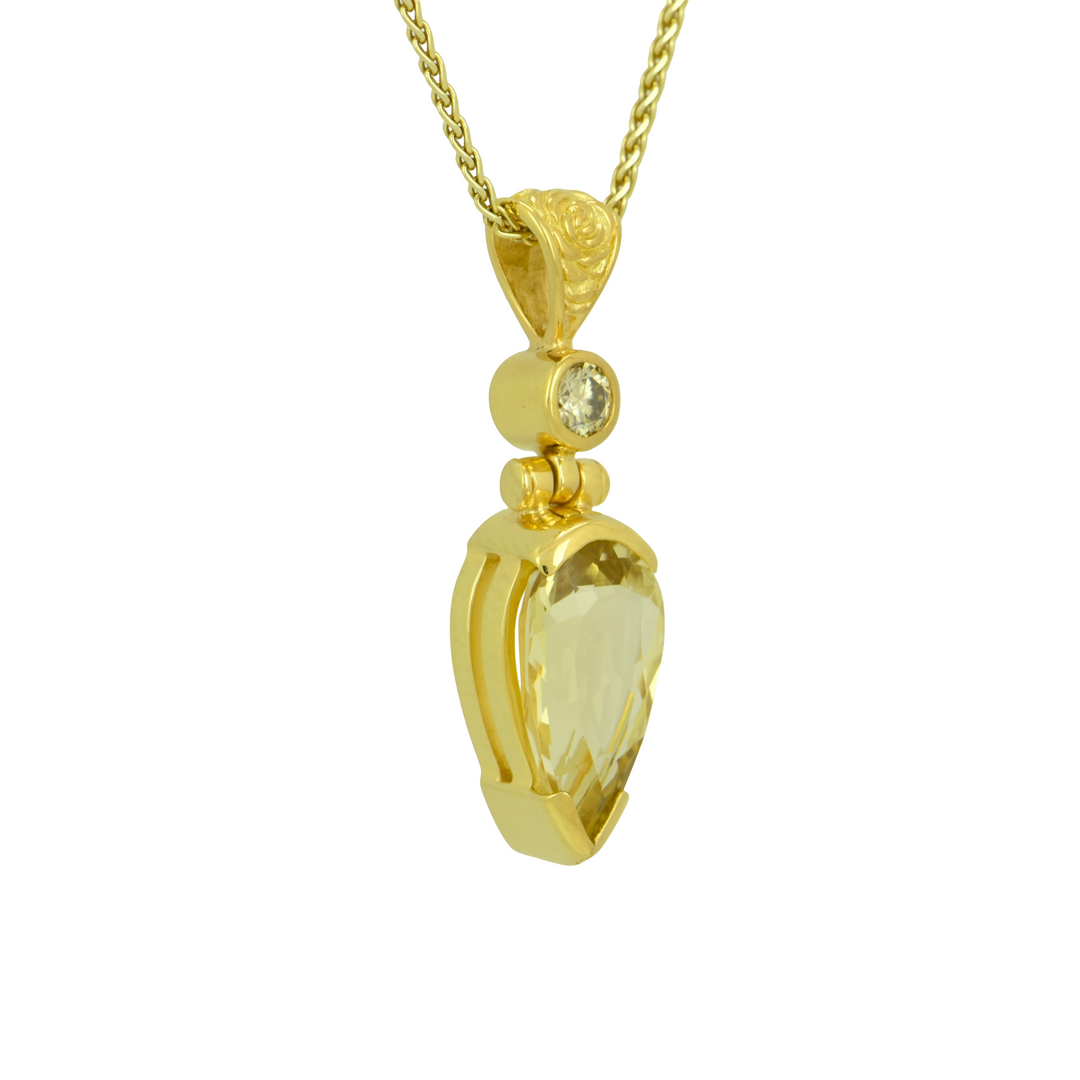 Golden Beryl Pendant