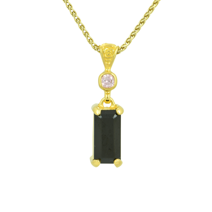 Black Spinel Pendant