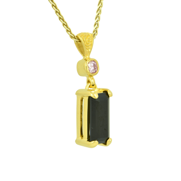 Black Spinel Pendant