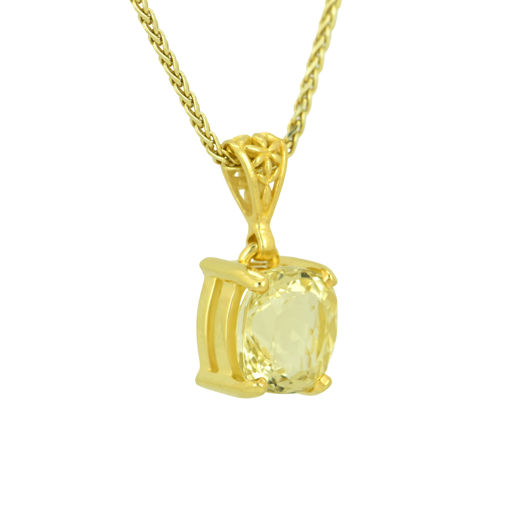 Golden Beryl Pendant