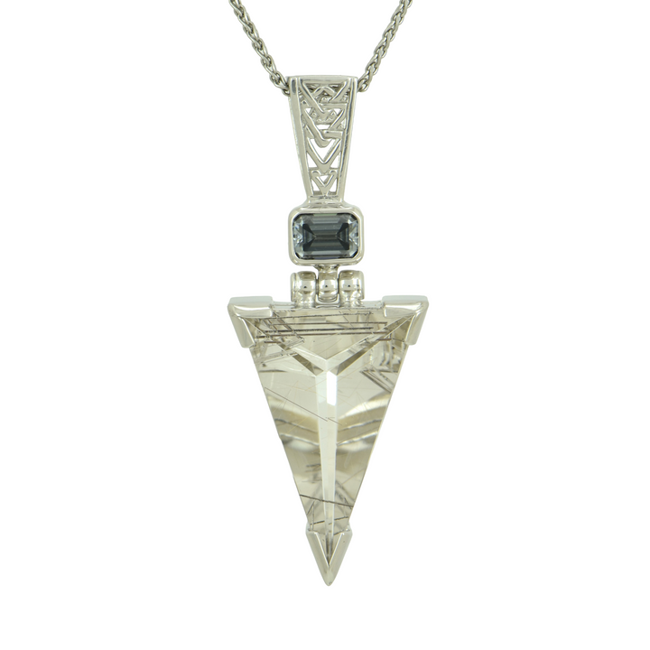 Titanium Rutilated Quartz Pendant