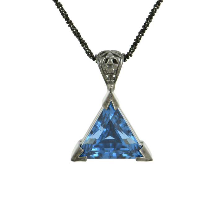 Blue Green Spinel Pendant
