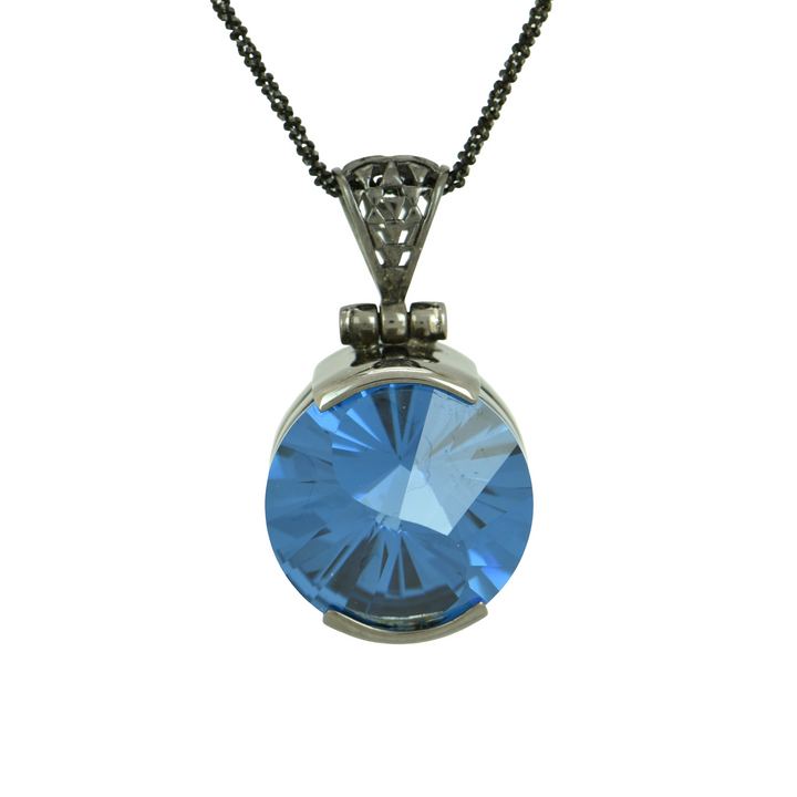 Blue Green Spinel Pendant