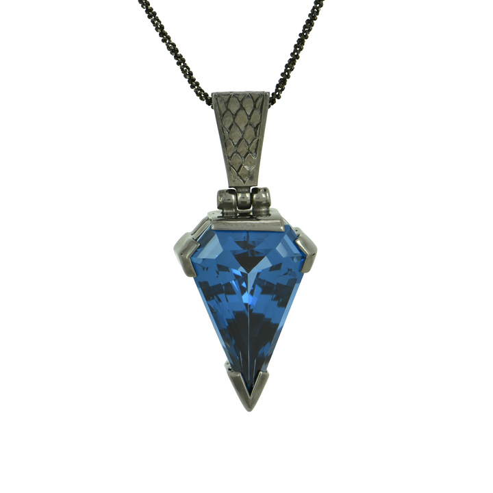 Blue Green Spinel Pendant