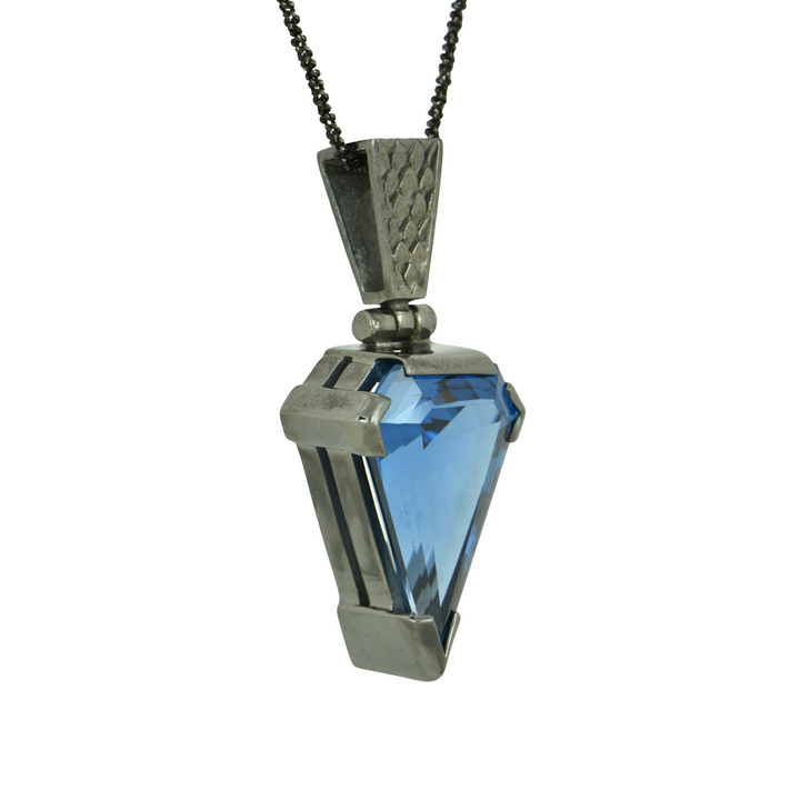 Blue Green Spinel Pendant