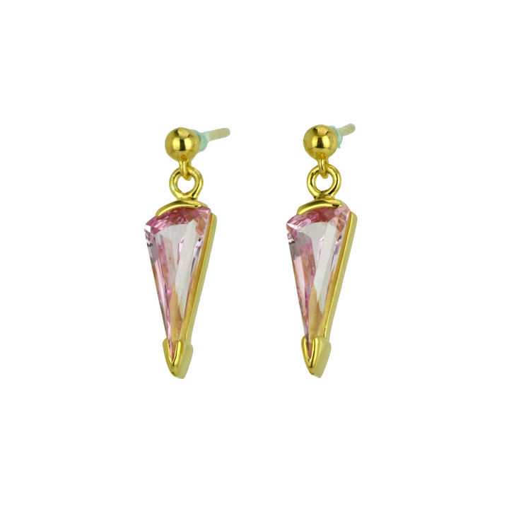 Imperial Pink Sapphire Earrings
