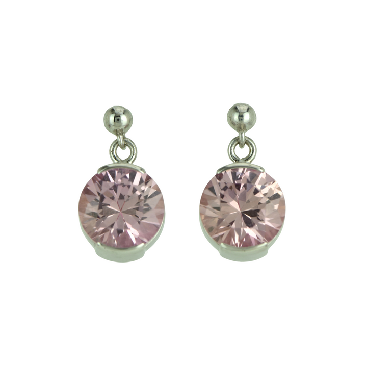 Imperial Pink Sapphire Earrings