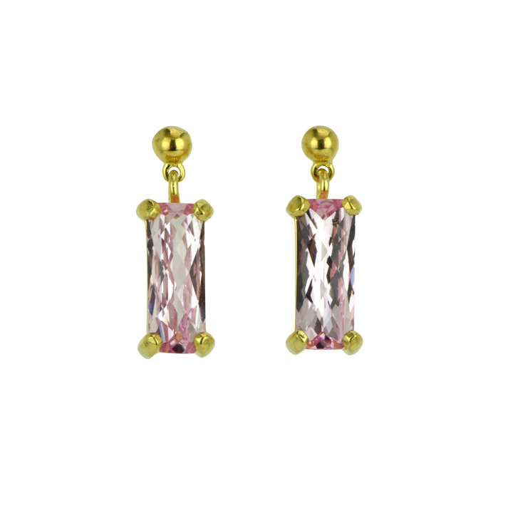 Imperial Pink Sapphire Earrings