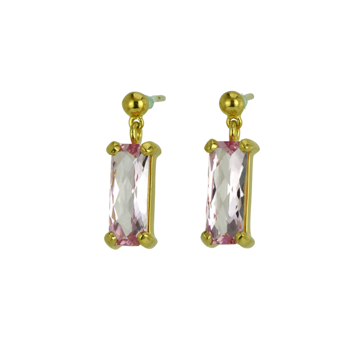 Imperial Pink Sapphire Earrings
