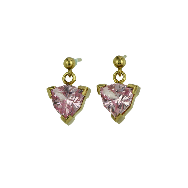 Imperial Pink Sapphire Earrings