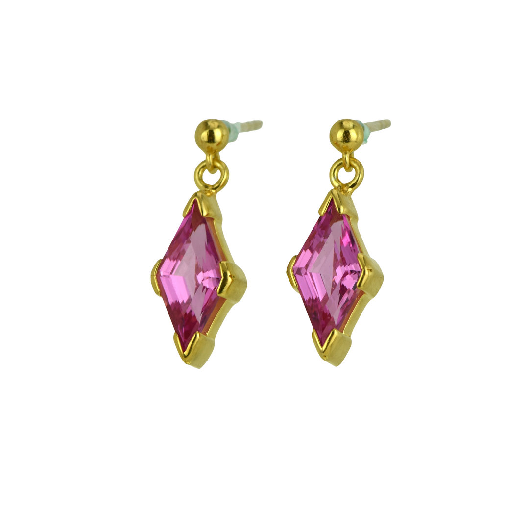 Shasta Pink Sapphire Earrings
