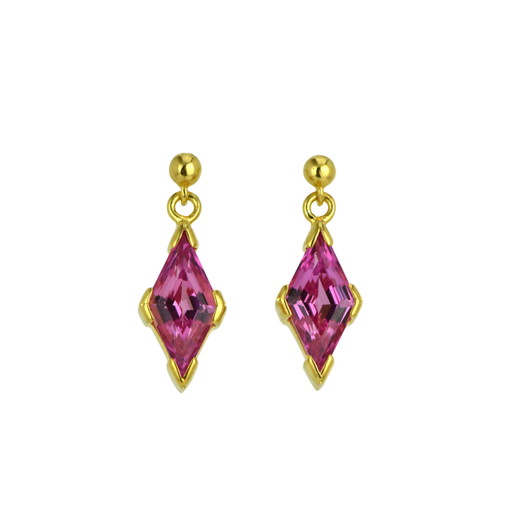 Shasta Pink Sapphire Earrings