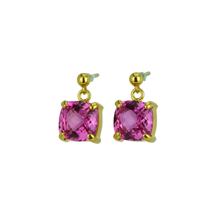 Shasta Pink Sapphire Earrings