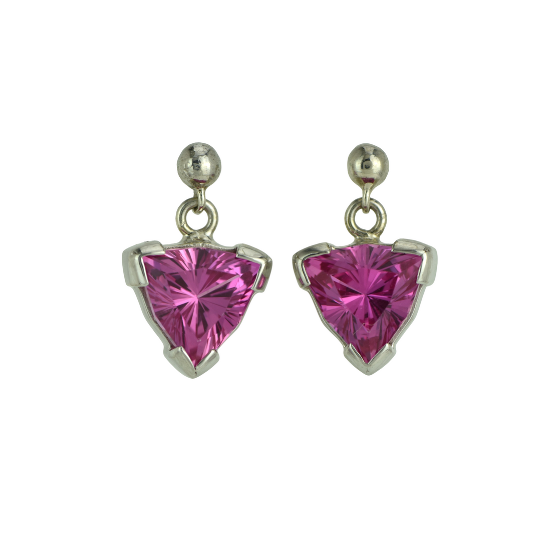 Shasta Pink Sapphire Earrings