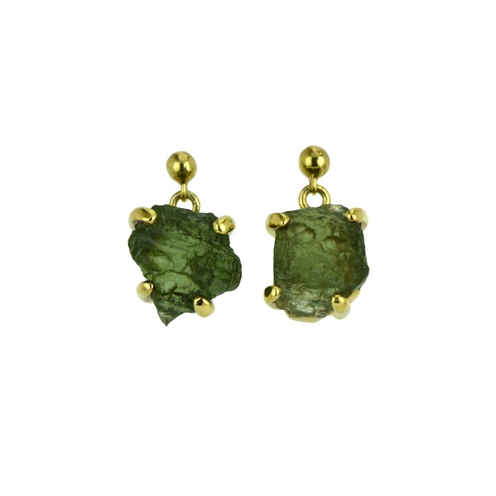 Moldavite Earrings