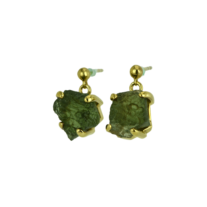 Moldavite Earrings