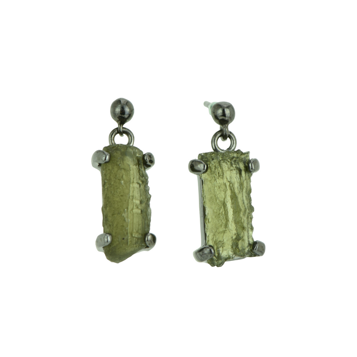 Moldavite Earrings
