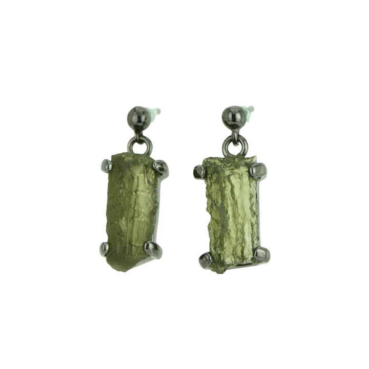 Moldavite Earrings