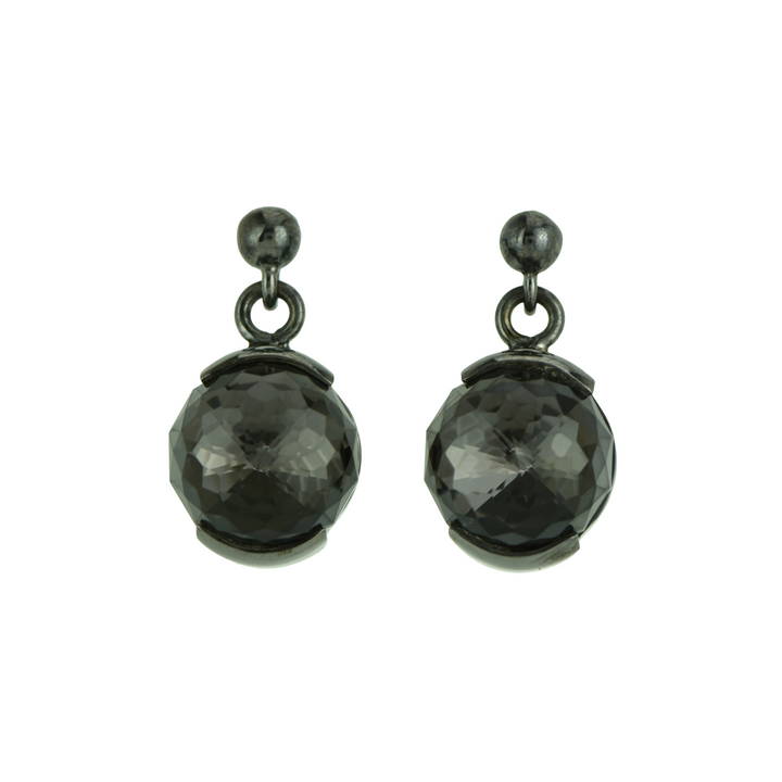 Midnight Mystic Quartz Earrings