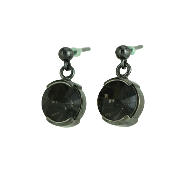 Midnight Mystic Quartz Earrings
