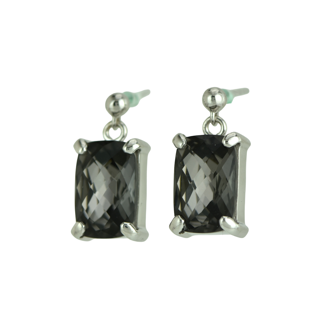 Midnight Mystic Quartz Earrings