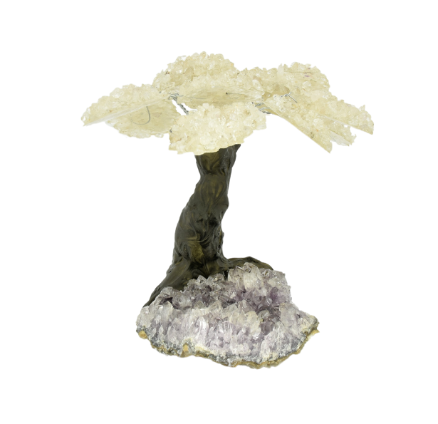 Clear Quartz Gemstone Tree