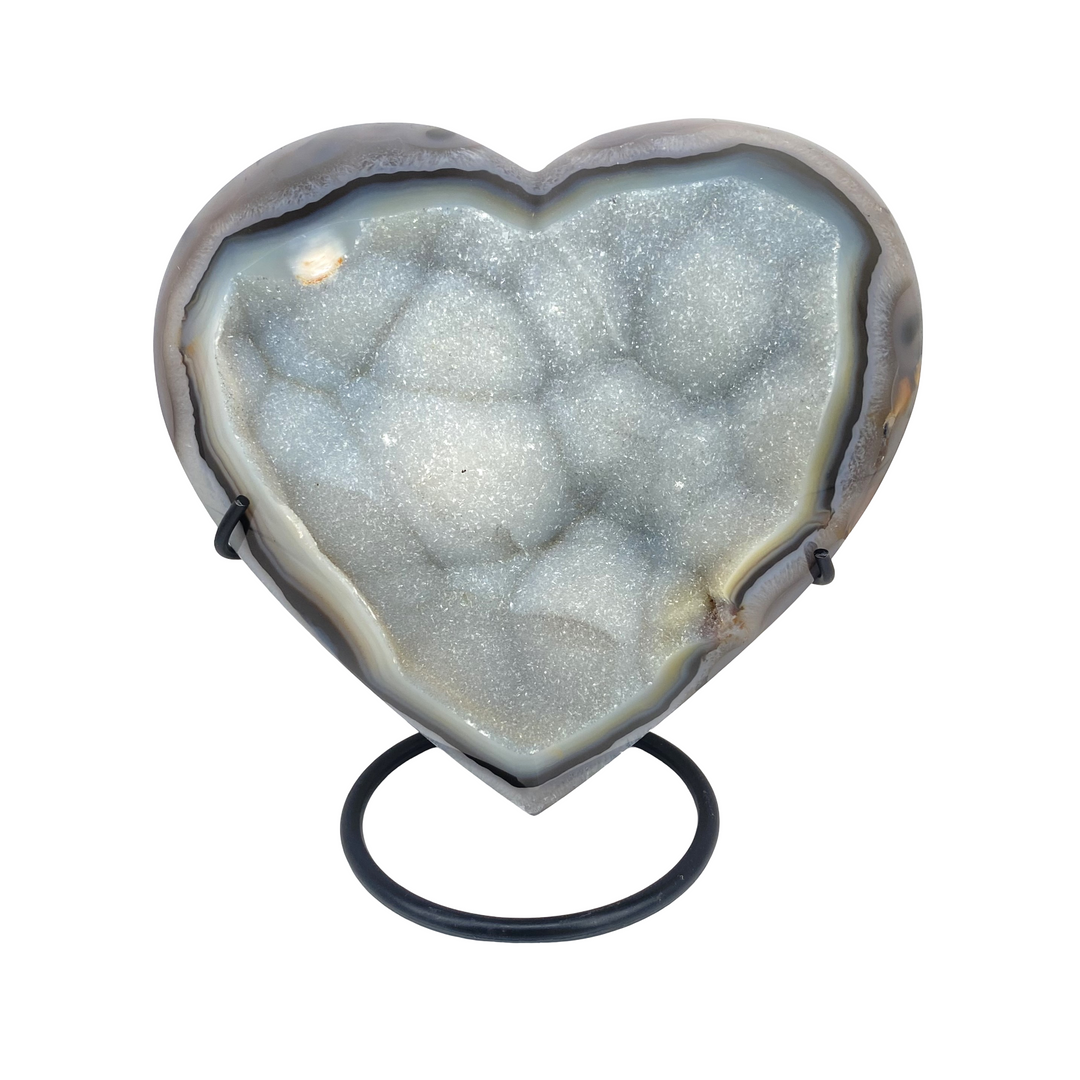 Agate Drusy Heart 2.1kg