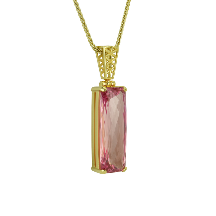 Imperial Pink Sapphire Pendant