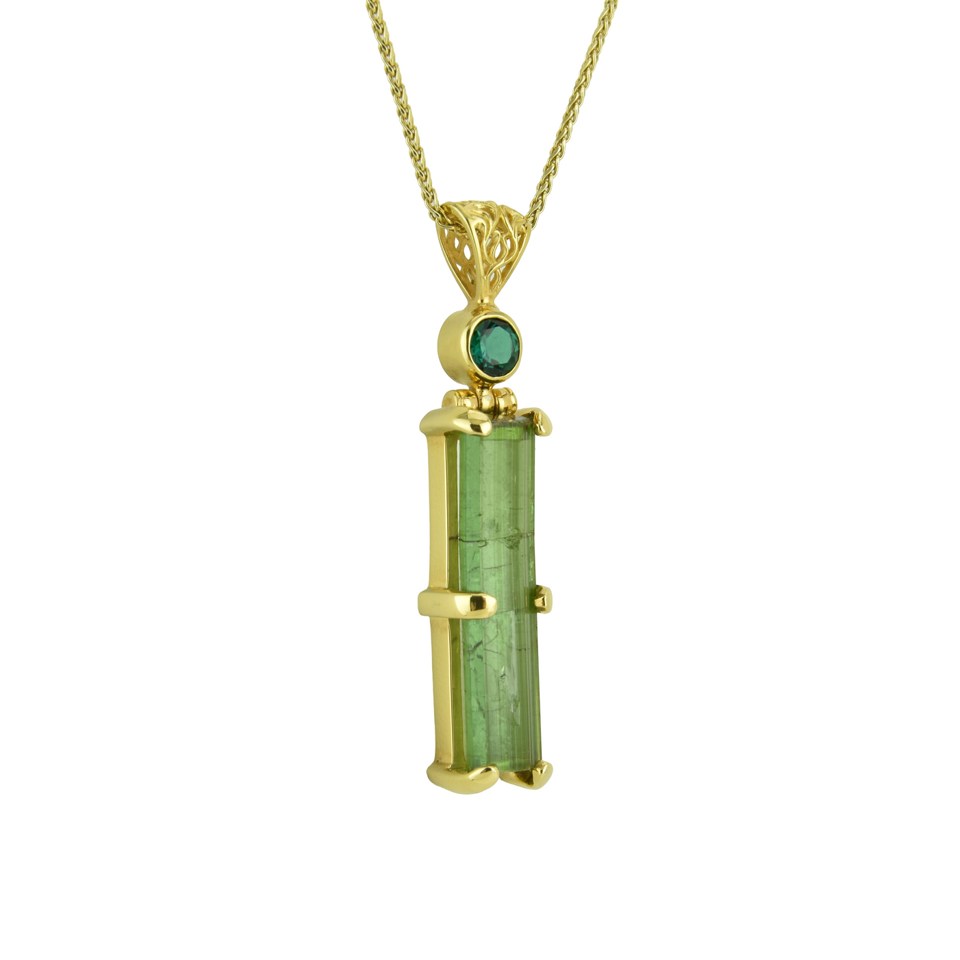 Raw Green Tourmaline