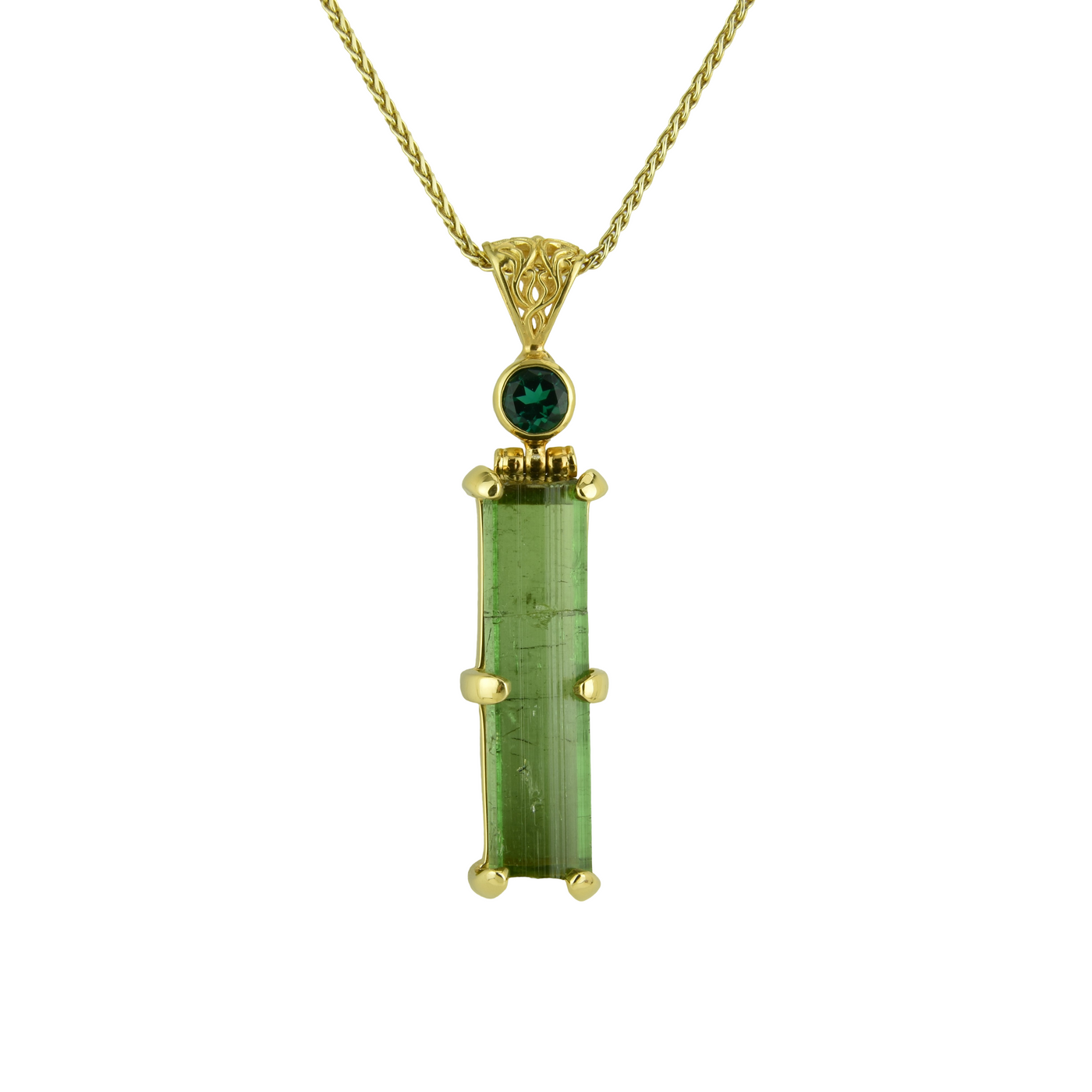 Raw Green Tourmaline