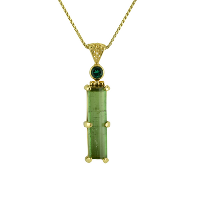 Raw Green Tourmaline