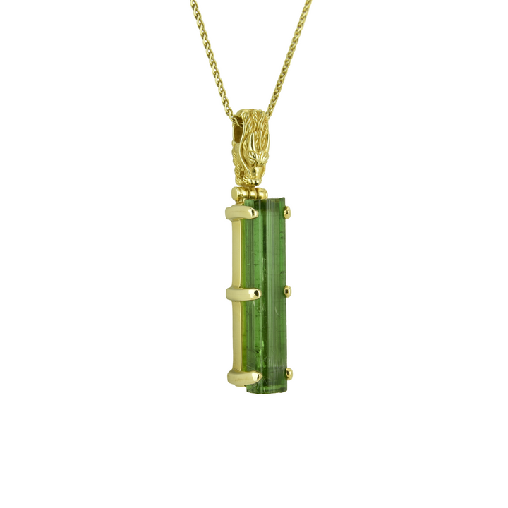 Raw Green Tourmaline