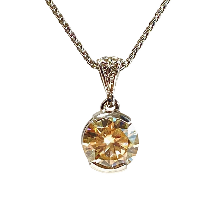 Champagne Moissanite