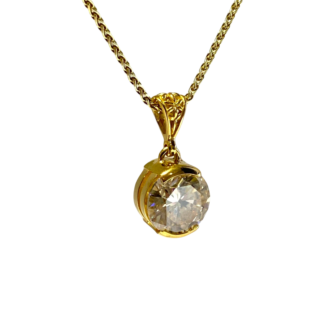 Champagne Moissanite